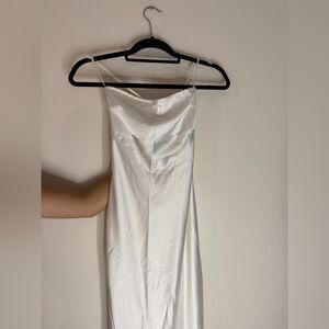 Princess Polly Ivory Satin Maxi Dress